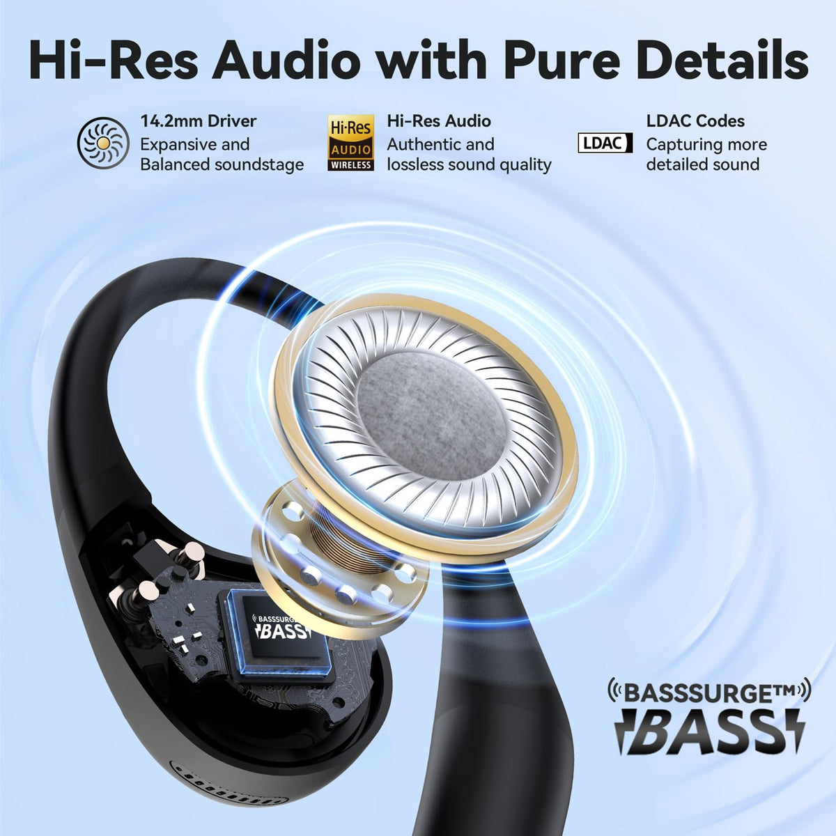 EarFun OpenJump hi-res sound with LDAC delivers detailed music