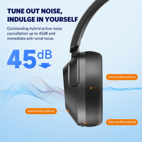 EarFun Wave Pro side view highlighting slim profile for daily use.