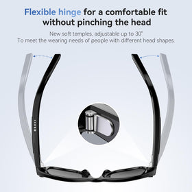 EarlySincere 30 degree flexible fit glasses for comfortable wear