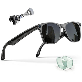 EarlySincere 4K camera glasses front view for hands-free recording