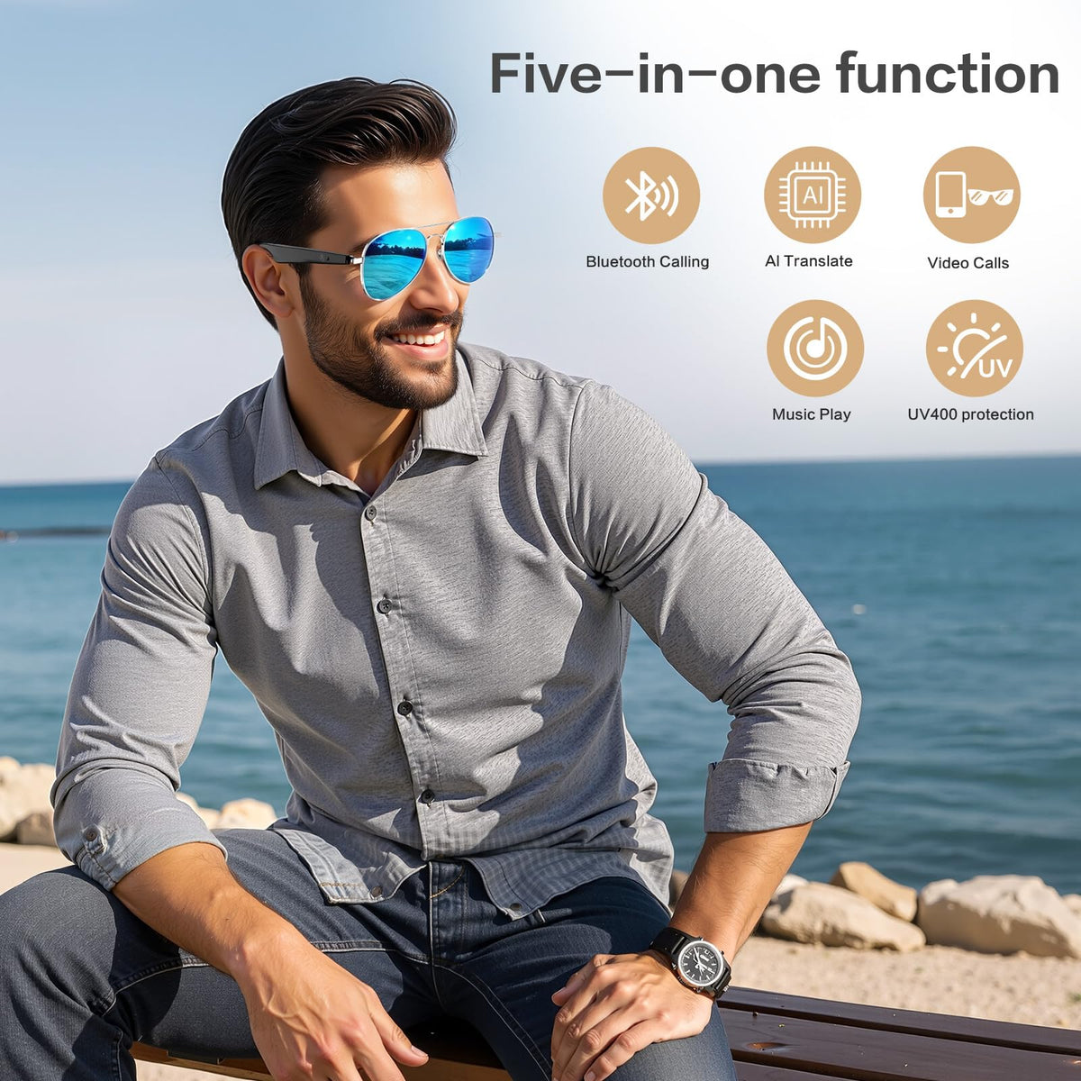 EarlySincere Ai Glasses comfortable frame for all‑day wear