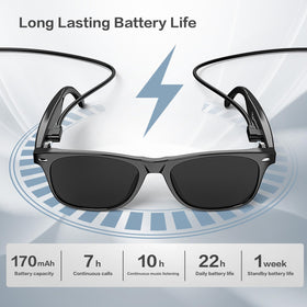 EarlySincere AI glasses ENC noise cancellation for clearer calls outdoors