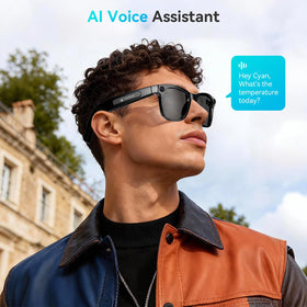 EarlySincere AI Glasses with ergonomic design and adjustable temples for comfort