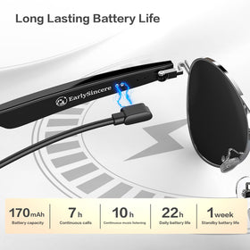 EarlySincere Ai Glasses fast charging for quick power top‑ups