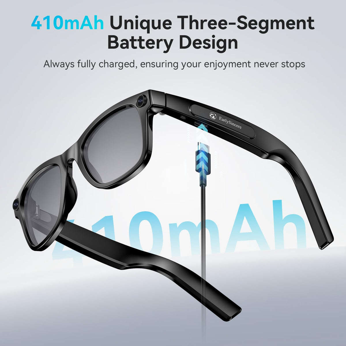 EarlySincere AI Glasses lens replacement options with optician-ready customization
