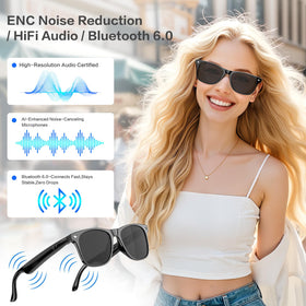 EarlySincere AI glasses long battery life for all-day use