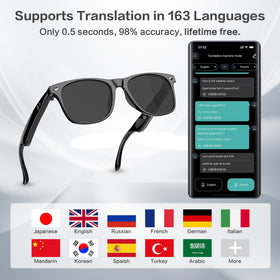 EarlySincere AI glasses UV protection with polarized lenses for sunny days
