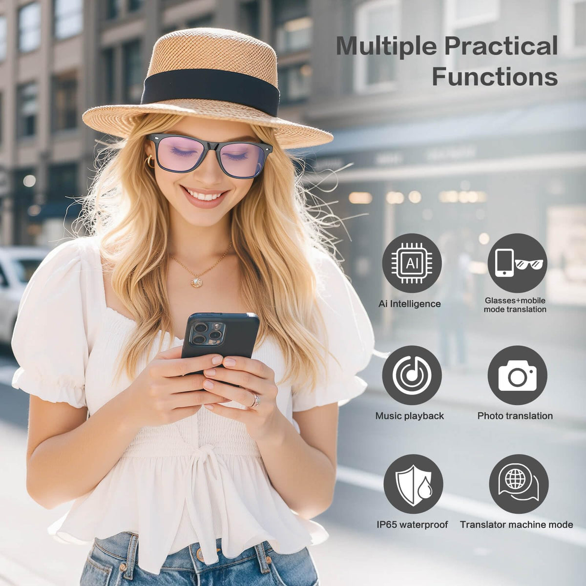 EarlySincere AI Smart Glasses multi-device connection for hands-free calls