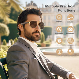 EarlySincere glasses enable Bluetooth calls and voice assistant on the go