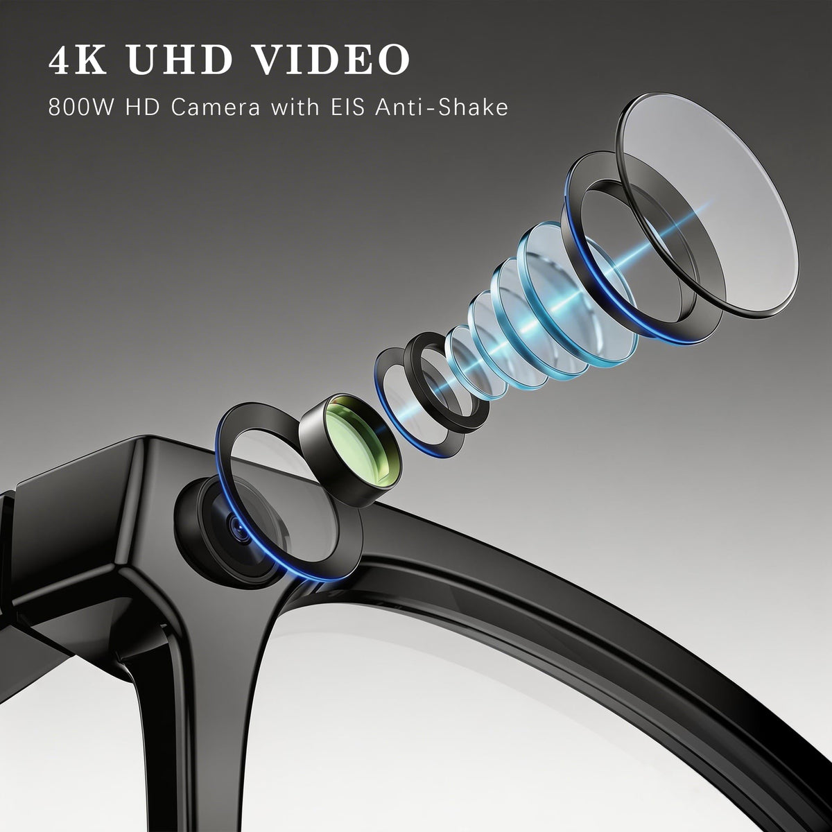 EarlySincere EIS stabilization ensures smooth hands-free recordings on the move.