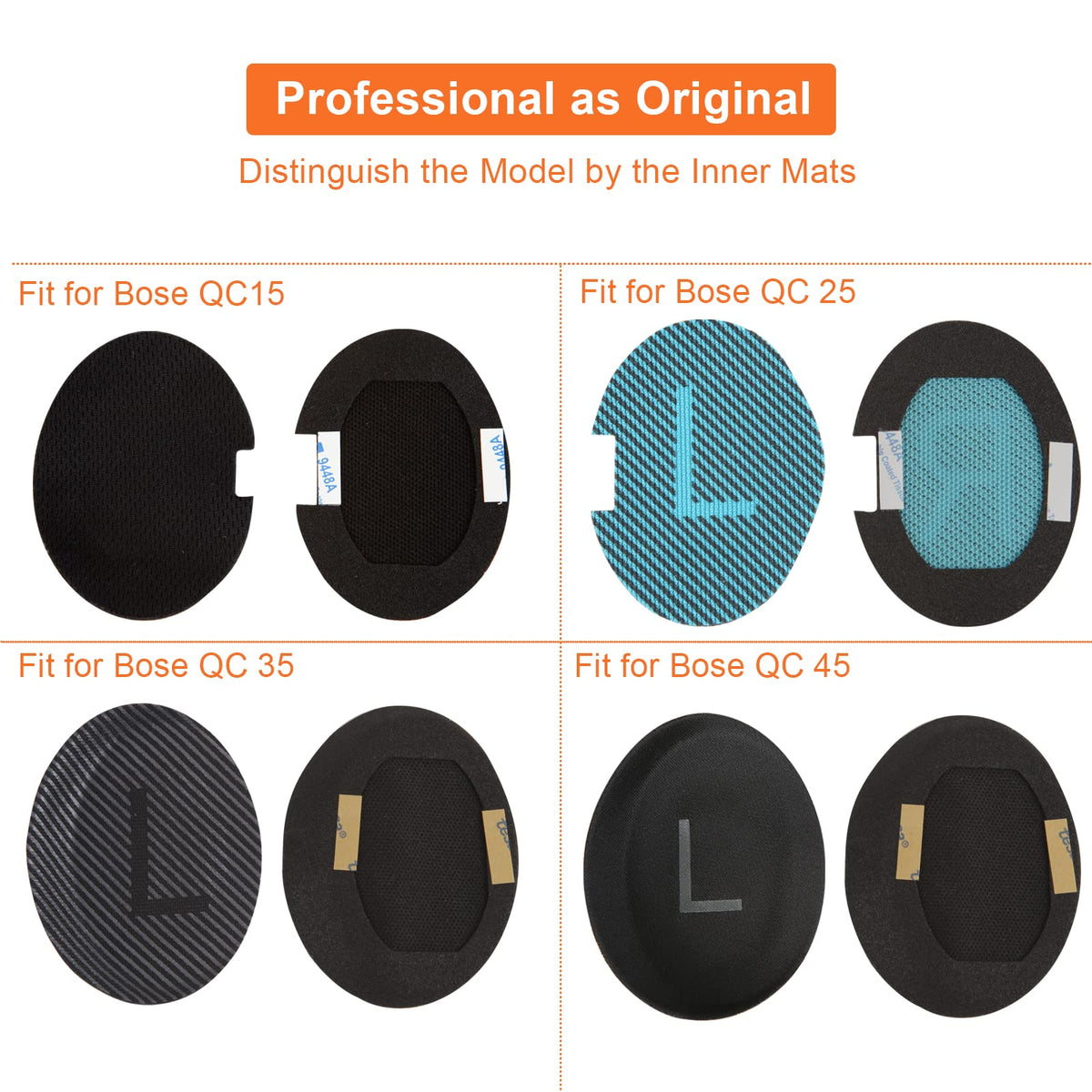 Extended-wear comfort with Earrock earpads on Bose headphones