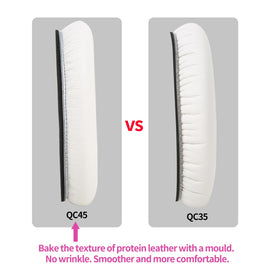 Earrock Bose QC35ii earpads lambskin white provide soft, long-lasting comfort.
