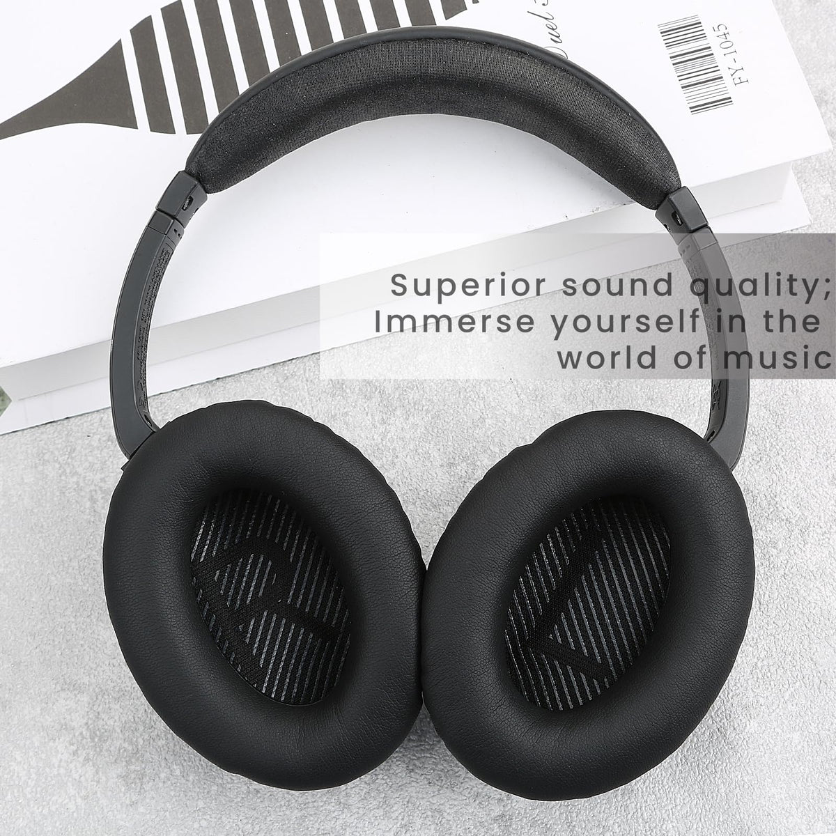 Earrock Bose QC25 earpads with protein leather for lasting durability