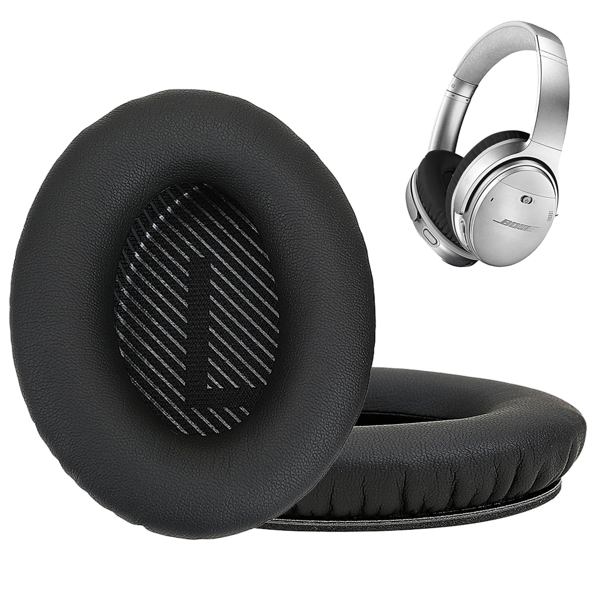 Earrock Bose QC35 earpads with memory foam for plush comfort and extended wear