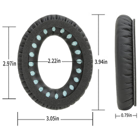 Earrock Bose QC45 earpads with memory foam for improved isolation and comfort