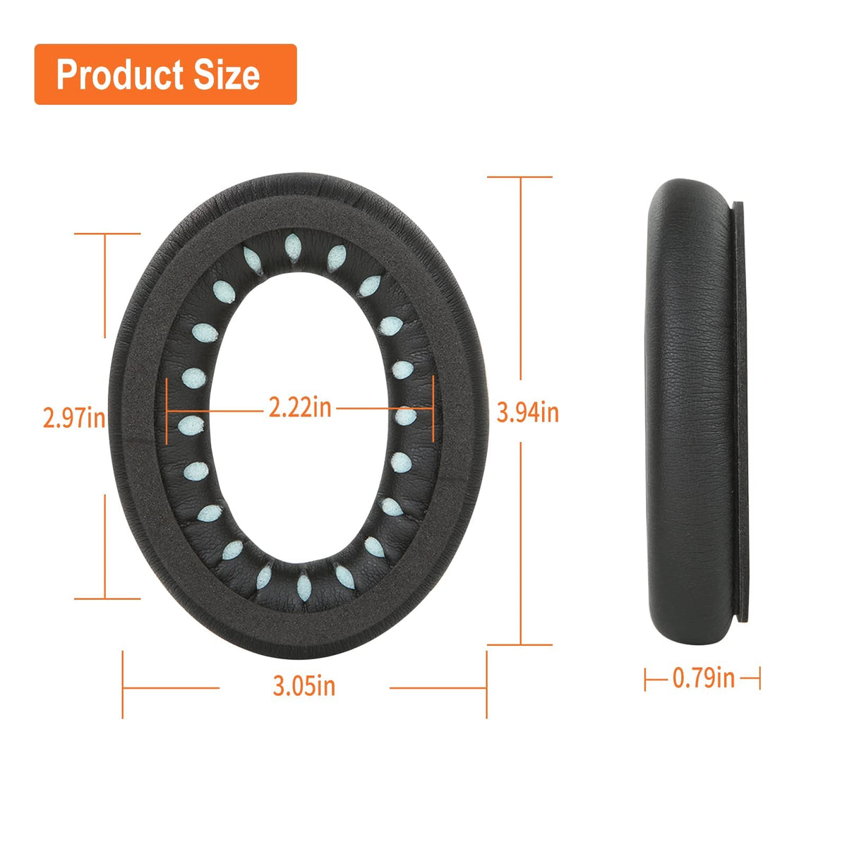 Earrock Bose QC35ii earpads memory foam cushions for comfortable sessions