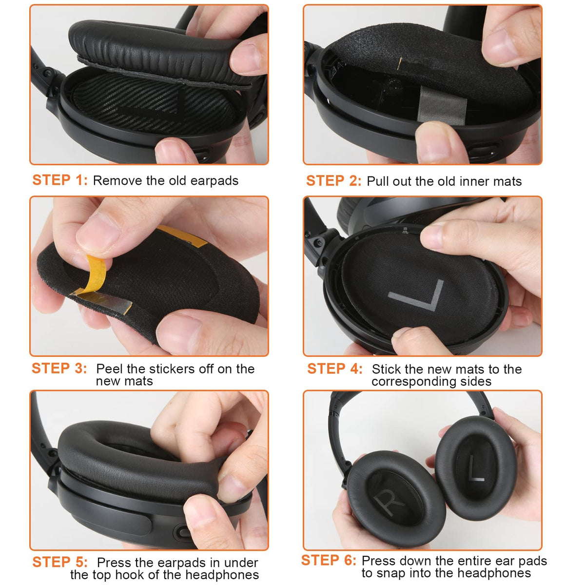 Earrock Bose QC35ii earpads premium materials for durable wear