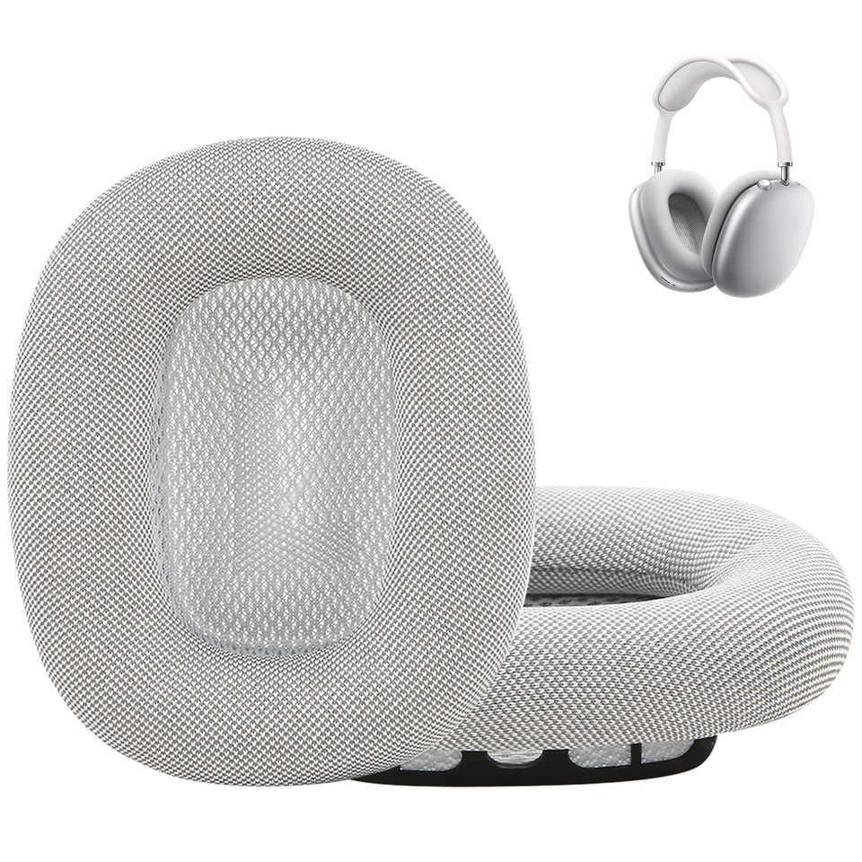 Earrock silver front packaging showing replacement earpads and benefits