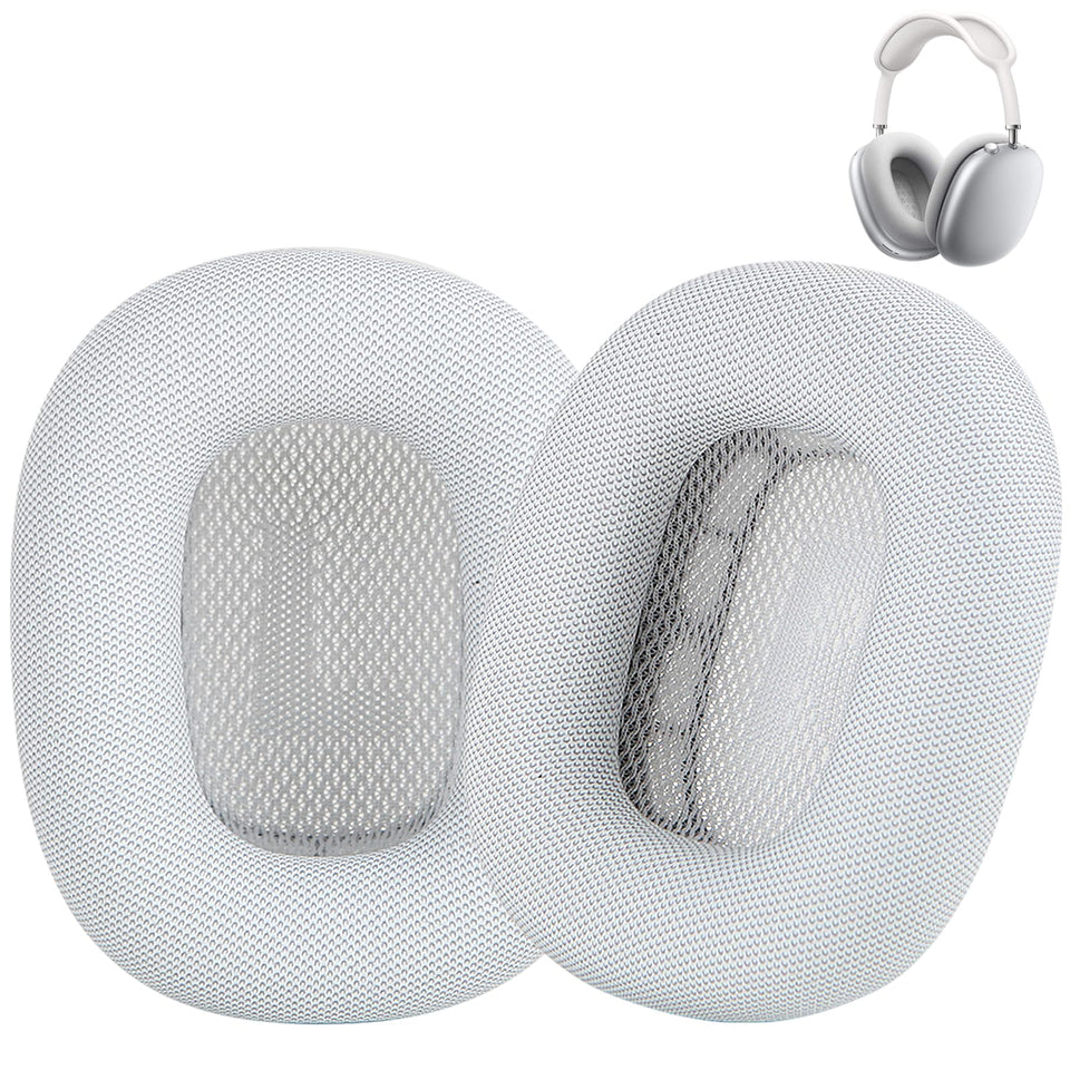 Earrock silvery earpads front view showing restored look and comfort