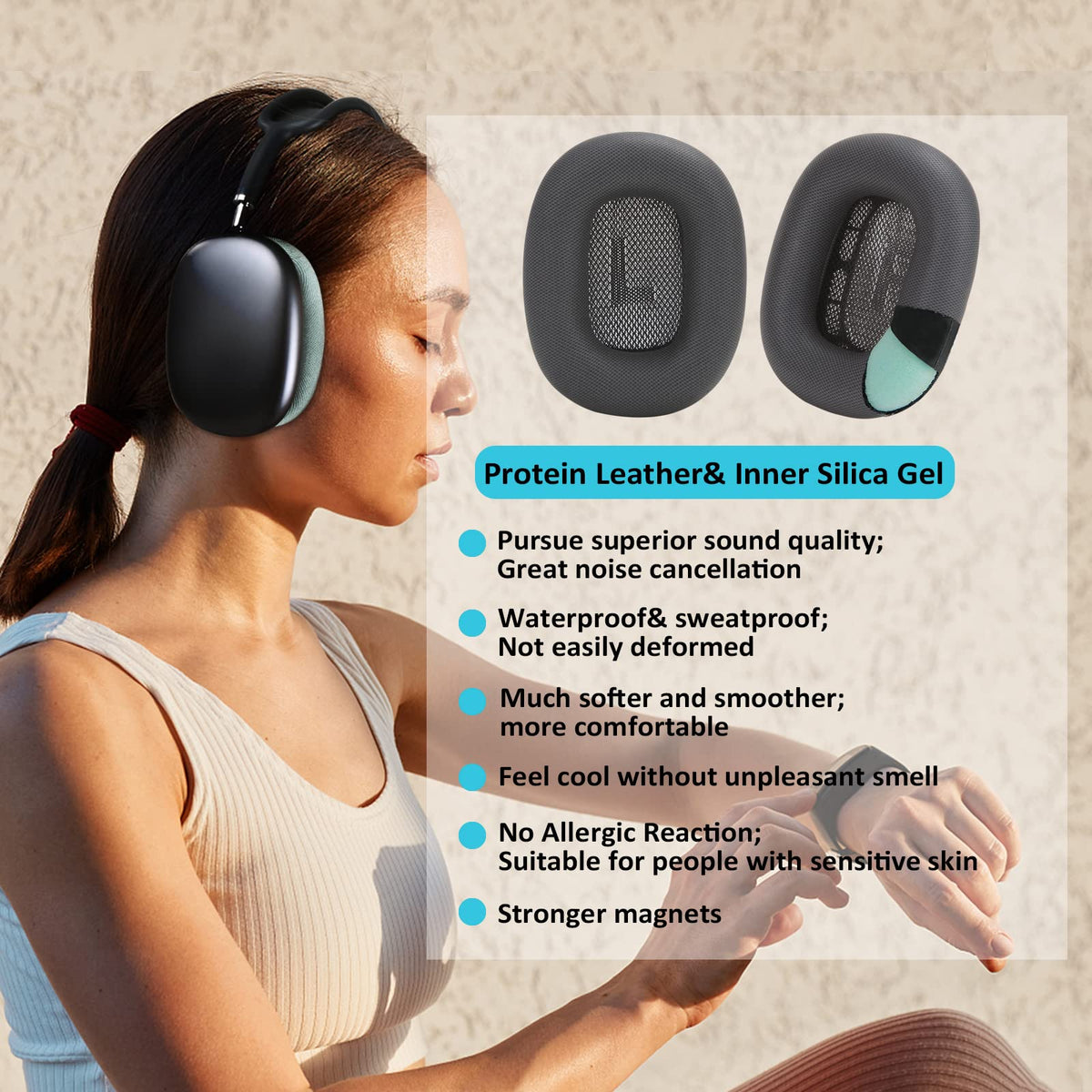Earrock protein leather covering delivers premium feel and durable wear