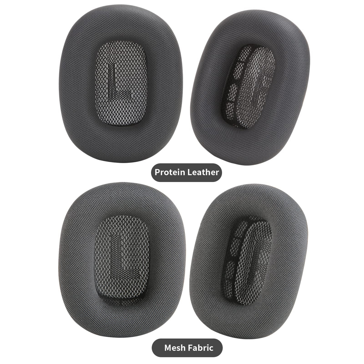 Earrock worn vs new earpad comparison illustrating refreshed comfort and look