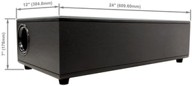 Earthquake CP-8 control panel for precise crossover and phase tuning.