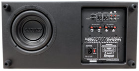 Earthquake CP-8 ported enclosure directs deep bass energy.