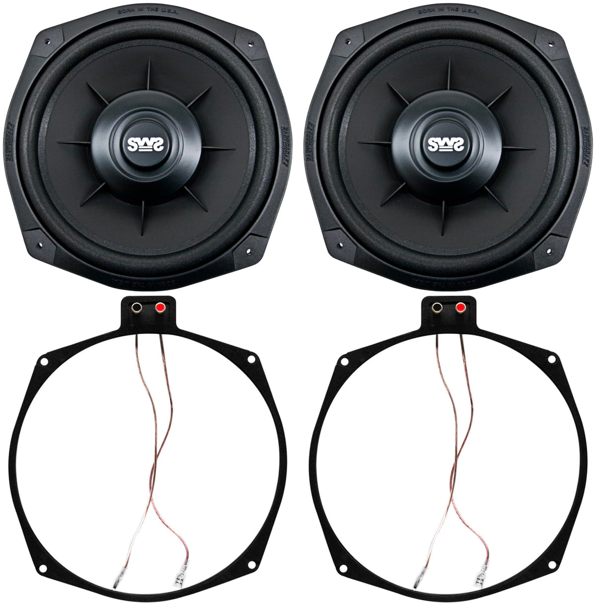 Earthquake i82SWS 8-inch under-seat woofer fits BMW interiors.