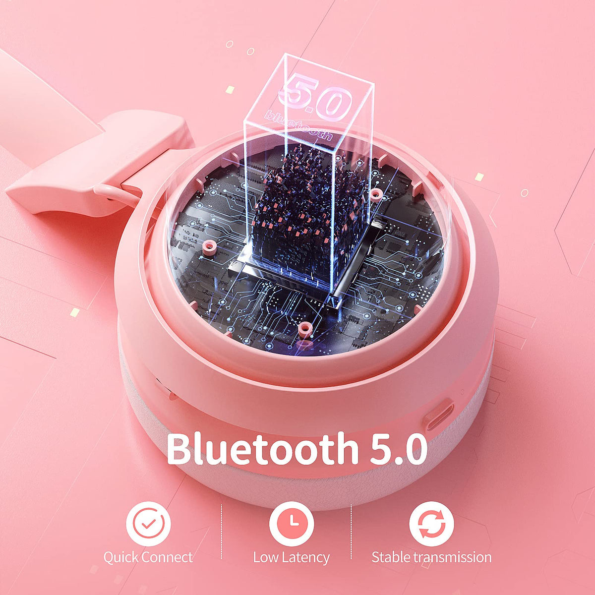 EASARS Bluetooth 5.0 wireless and wired compatibility for versatile use