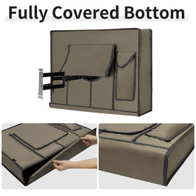 Easy-Going back pocket storing remote and cleaning cloth