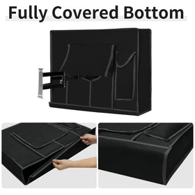 Easy-Going detail of bottom velcro seal keeping rain and dust out