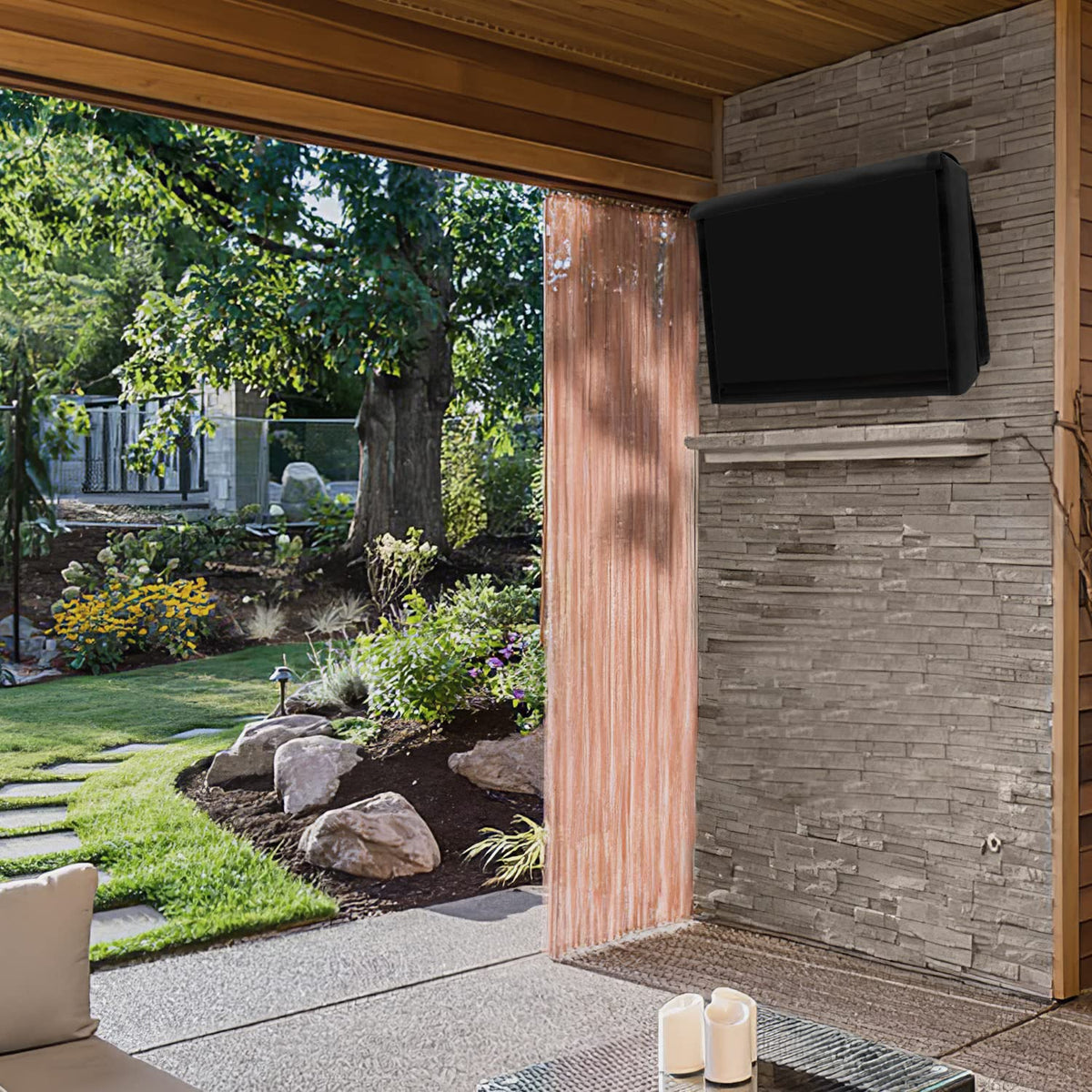 Easy-Going close-up of 300D oxford texture for durable waterproofing