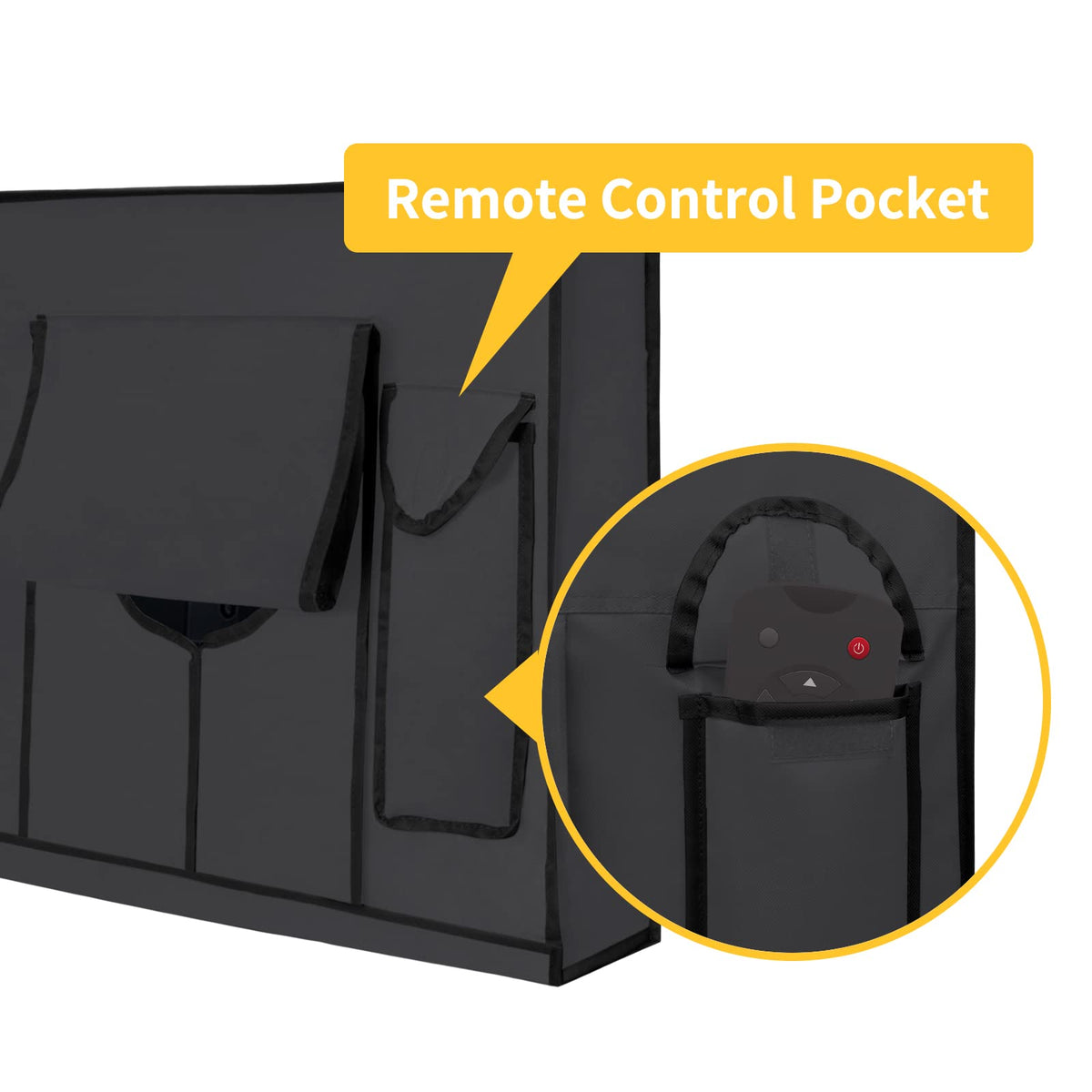 Easy-Going microfiber cloth included with cover for safe screen cleaning