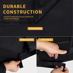 Easy-Going microsuede cleaning cloth helps dust the screen.