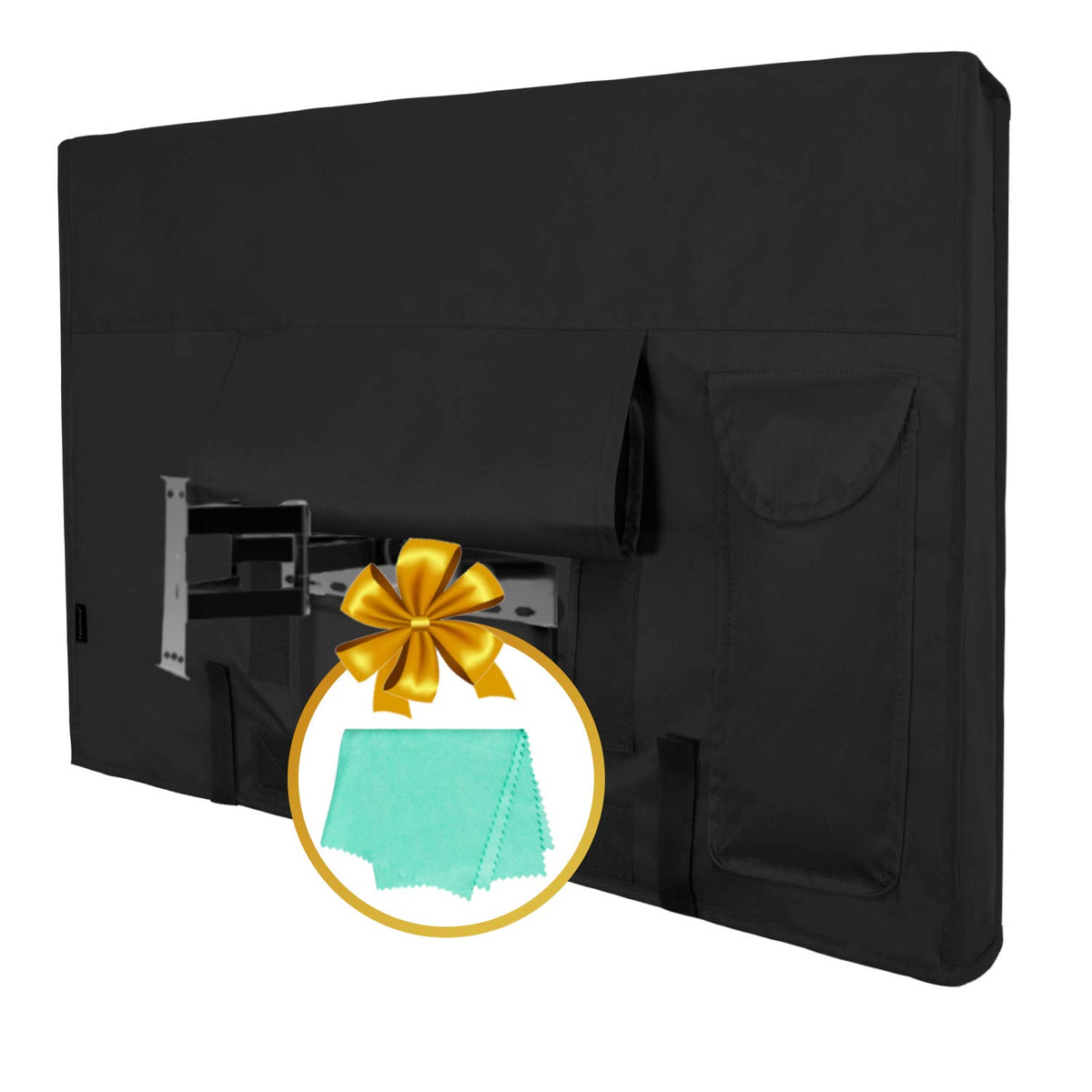 Easy-Going outdoor TV cover fits 22–24 inch screens for secure, weatherproof protection