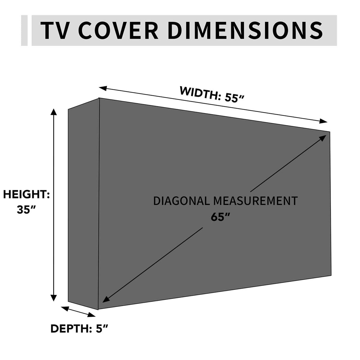 Easy-Going cover on TV with size comparison to illustrate fit and scale