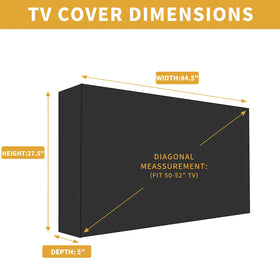 Easy-Going next to tape measure showing cover dimensions for correct fit
