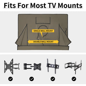Easy-Going 30-32 inch TV cover ensures 360 degree protection.
