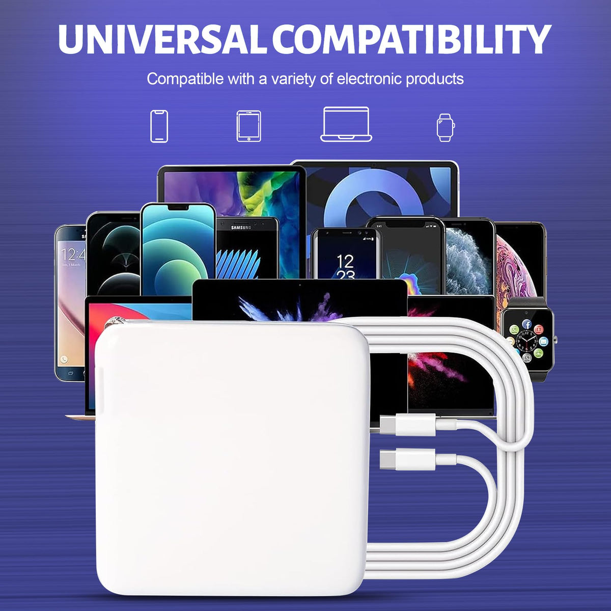 Box shows 1× 140W Power Adapter by Easy Style.