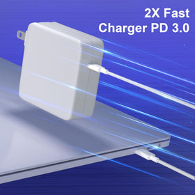 Easy Style 140W adapter used with MacBook Pro/Air for fast charging.