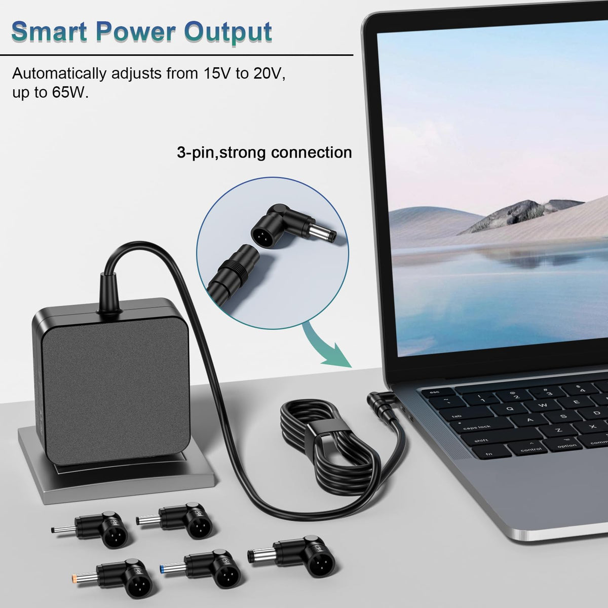 Easy Style 5 round tips connectors illustrate versatile ASUS compatibility.