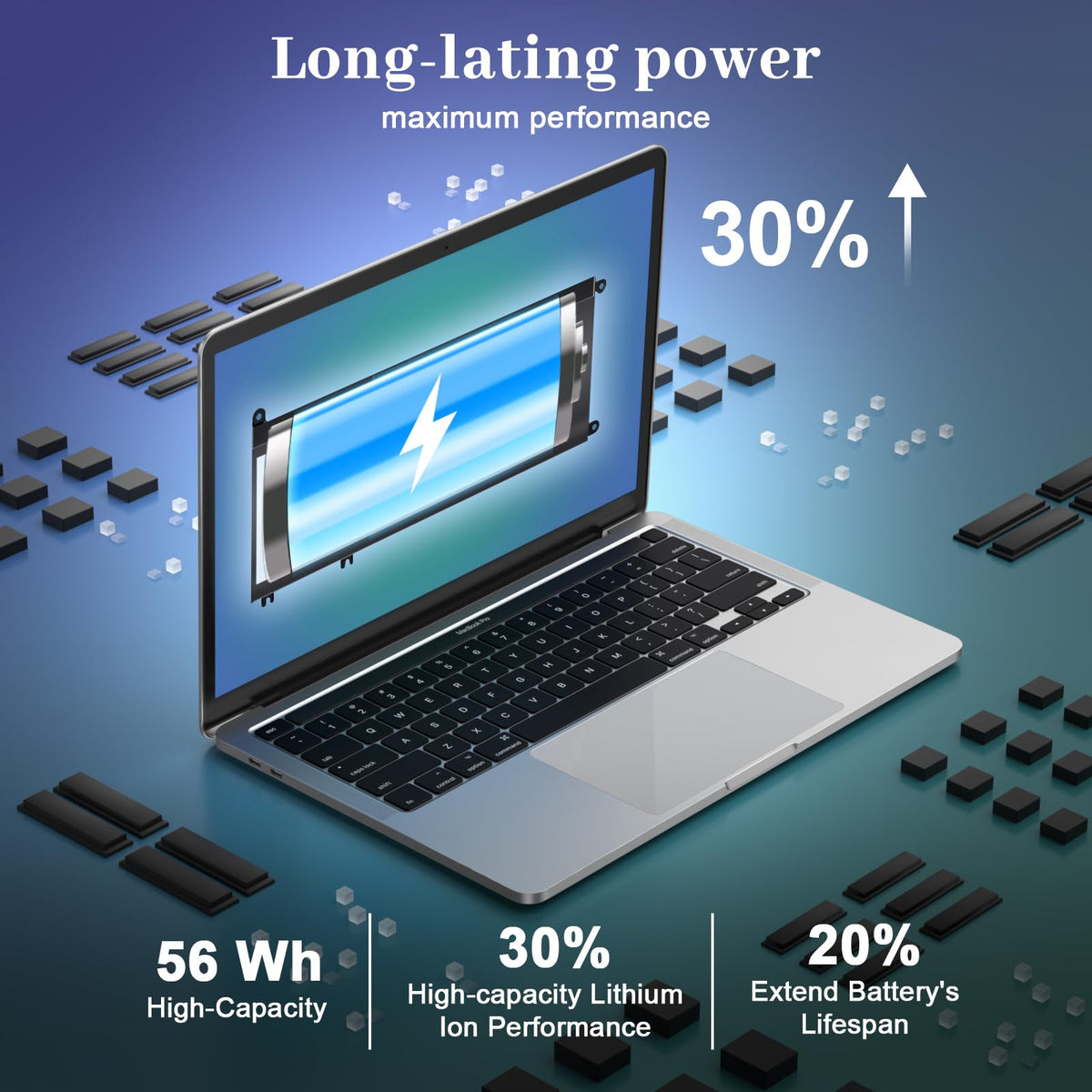 Easy Style 56Wh battery for Dell Latitude 3490 readiness shot focuses on quick swap