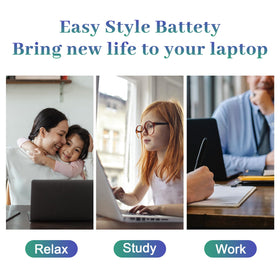 Easy Style 56Wh battery for Dell Vostro 7580 durability close-up highlights long-cycle design