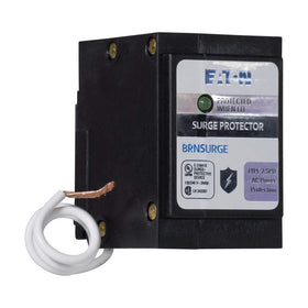 Eaton BRNSURGE installed in a residential electrical panel protecting multiple circuits efficiently