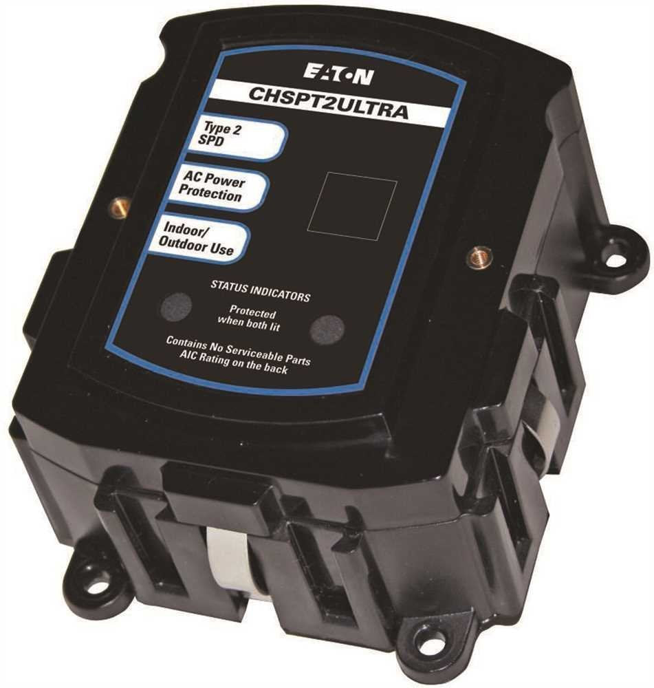 Eaton CHSPT2ULTRA surge protector front view protecting 120/240V electronics from surges