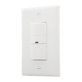 Eaton OS306U-W sensor shows 450 sq ft coverage for efficient lighting control.