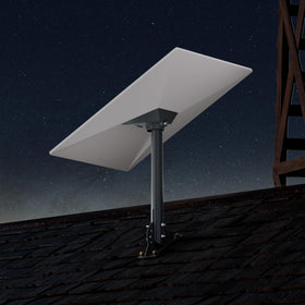EAZUSE mount front view showing stable dish support and improved durability