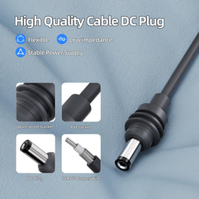 EAZUSE connects Starlink Mini to 18V battery for flexible power options.