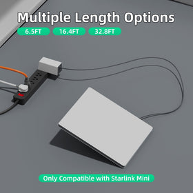 EAZUSE Starlink Mini cable uses 18AWG wires for durability.