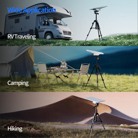 EAZUSE mount set up at campsite illustrating quick deployment and clear line-of-sight